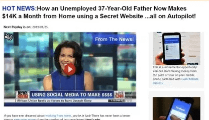 Amazon Cash Websites Fake News