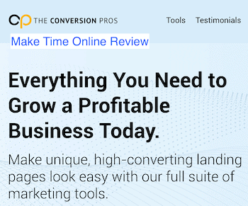The Conversion Pros Review: Legit Easy Money Opportunity or Scam?