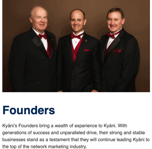 Founders- Is Kyani a  pyramid scheme?