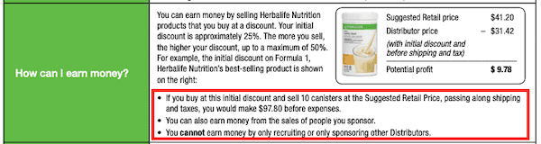 Can you make money selling Herbalife Can you make money selling Herbalife
