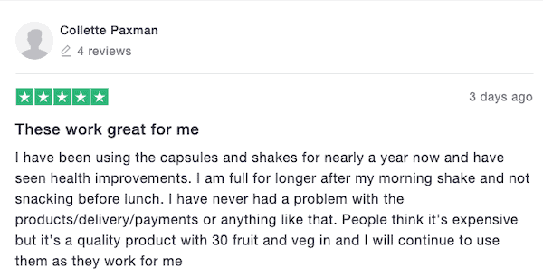 Juice Plus review positive-min