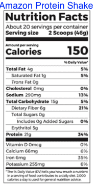 Amazon Vegan Proetin Shake Nutrtion Amazon Vegan Protein Shake Nutrition