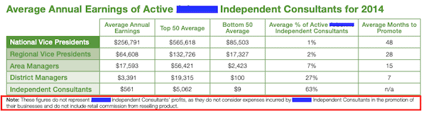 MLM Income Disclosure Statements-min MLM Income Disclosure Statements-min