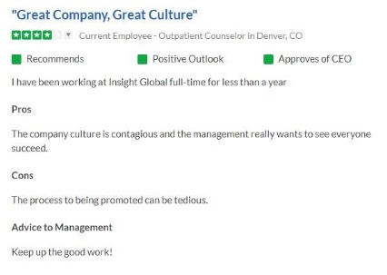 Insight Global Review: Negative Reviews 4 Insight Global Review: Negative Reviews 4