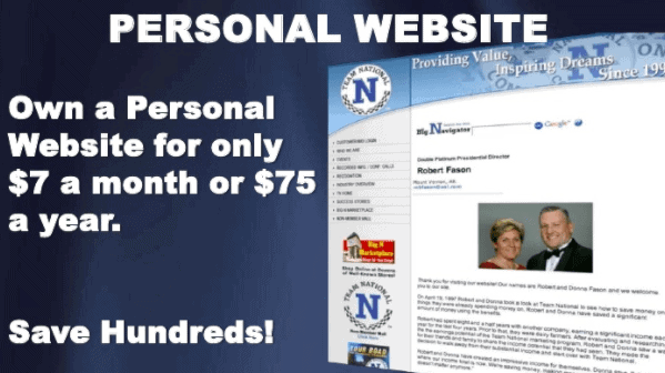 is team national a scam- personal website