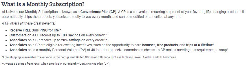 Is Univera a Scam: Subscription 2 Is Univera a Scam: Subscription 2
