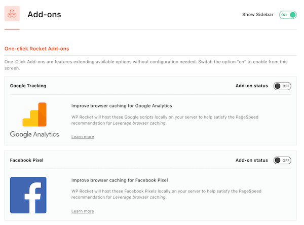 WP Rocket Plugin Review - GA & FB Pixels