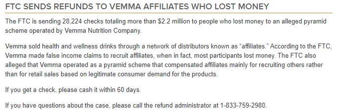 Vemma MLM Review: Cons 2 Vemma MLM Review: Cons 2
