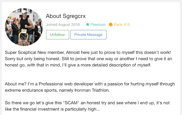 Steve, a Wealthy Affiliate member