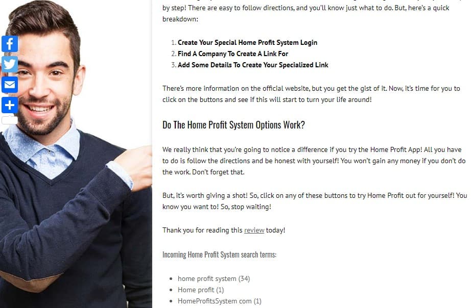 Is Home Profit System a Scam: Cons Is Home Profit System a Scam: Cons