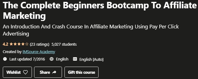 Complete Beginners Bootcamp to Affiliate Marketing Review: Intro Complete Beginners Bootcamp to Affiliate Marketing Review: Intro
