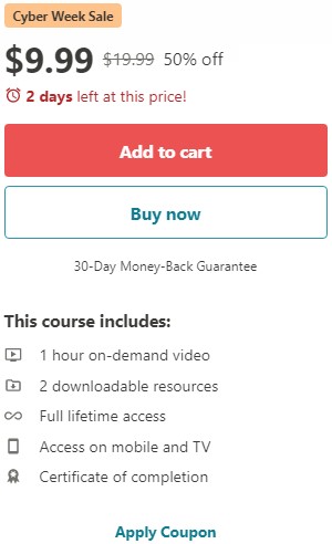 Udemy SEO Mastery Review: Cost Udemy SEO Mastery Review: Cost