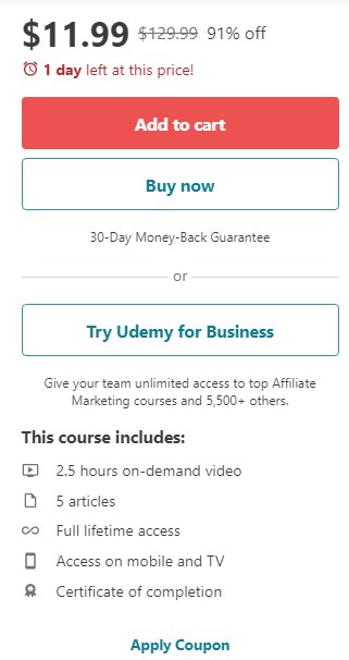 Is Udemy's Twitter Affiliate Marketing or Get Sales on Autopilot Scam: Costs Is Udemy's Twitter Affiliate Marketing or Get Sales on Autopilot Scam: Costs
