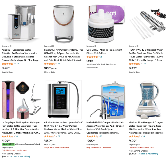 Amazon Water Ionizers Amazon Water Ionizers