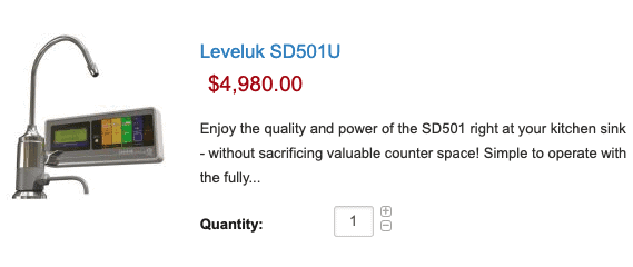 Leveluk SD501U- $4,980 Leveluk SD501U- $4,980