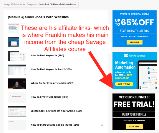 Savage Affiliates extra costs Savage Affiliates extra costs