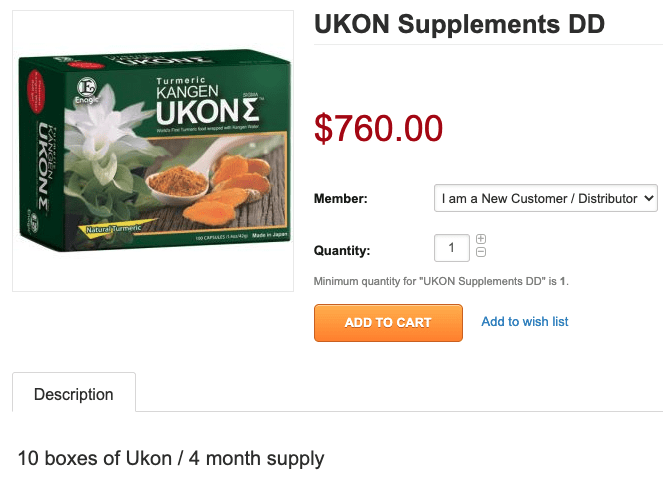 Turmeric Supplements in Enagic UKON Turmeric Supplements in Enagic UKON