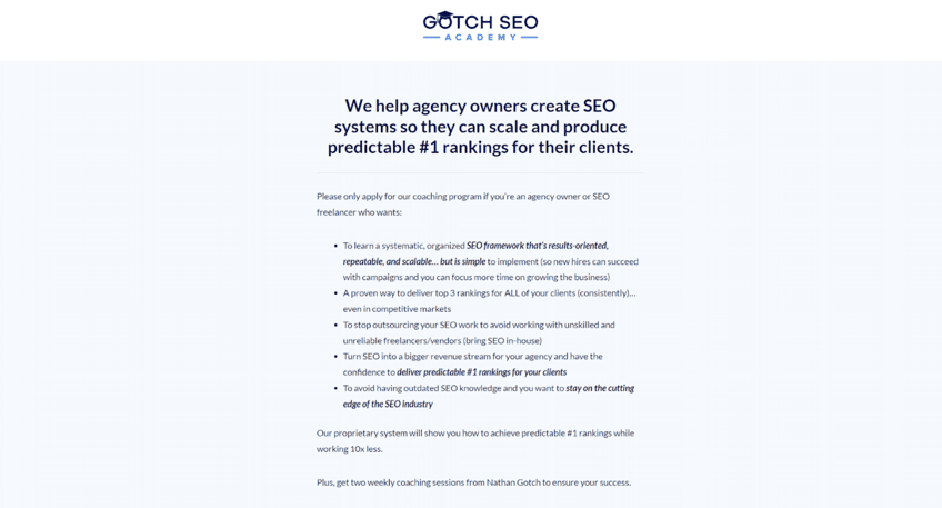 Gotch SEO Academy: Intro Gotch SEO Academy: Intro