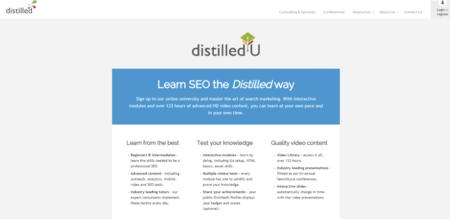 DistilledU Review: Intro DistilledU Review: Intro